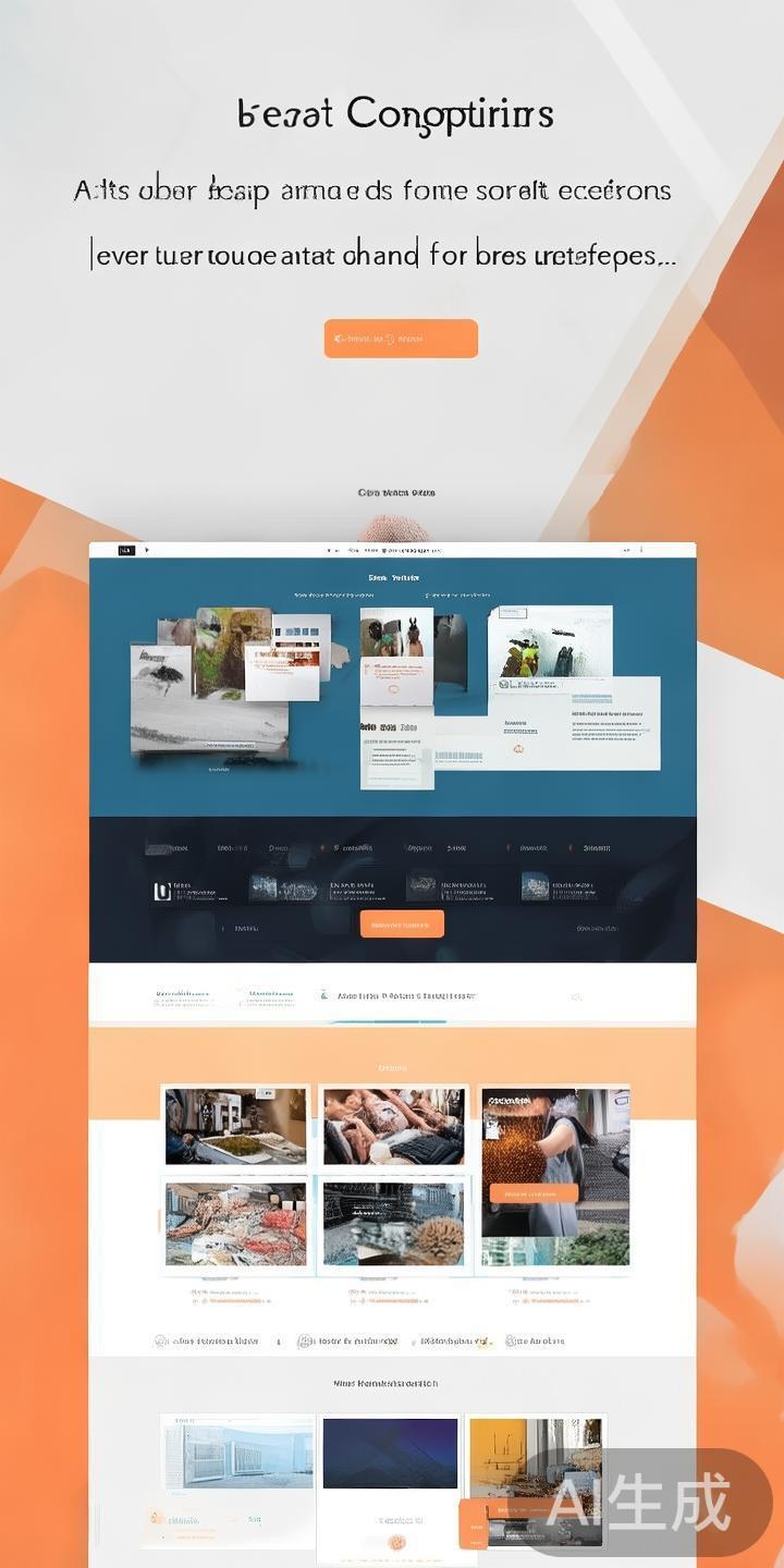 用户界面采用现代化设计，色彩搭配合理，导航条设置清