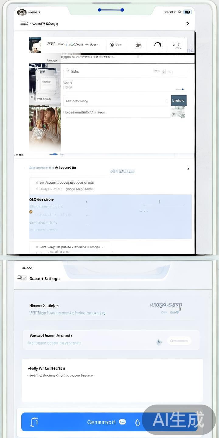 登录后，在页面左上方或底部菜单找到“账户设置”或“